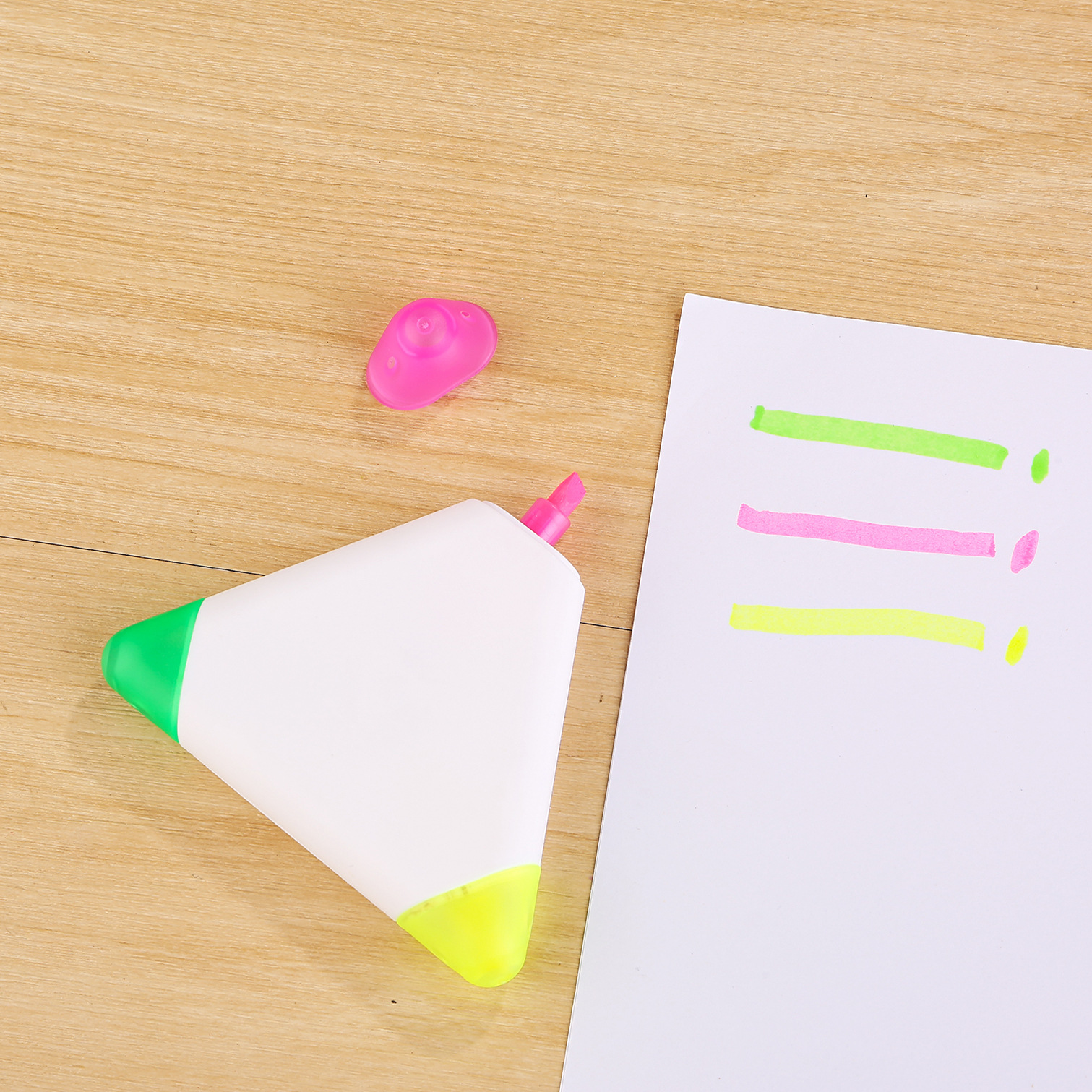 3 Head Highlighter Marker/Pens 2