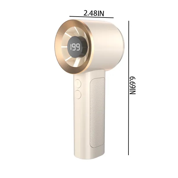 Handheld Digital Display Mini Fan 4