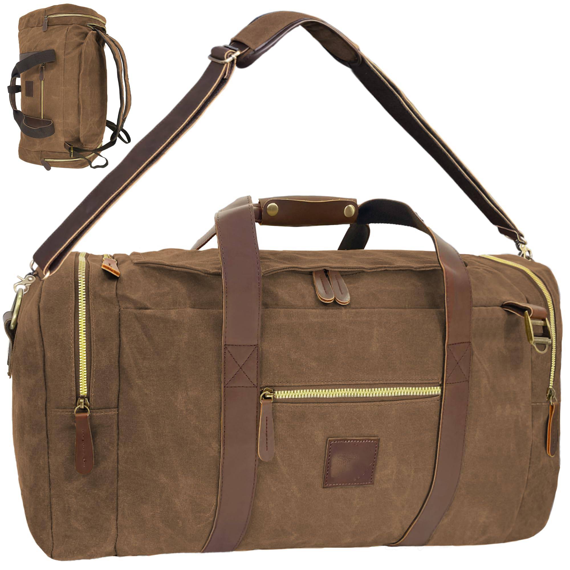 Large Capacity Canvs Backpack Duffel Bag For Travel 10