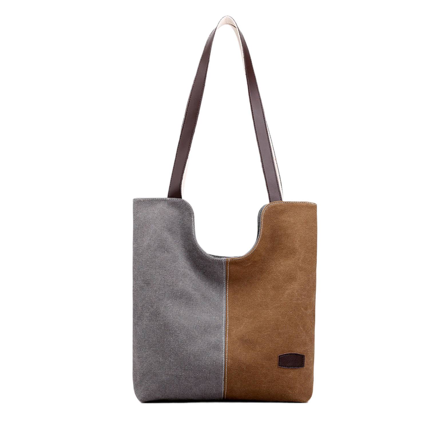 Canvas Hobo Tote Bag, custom tote bag with logo imprint 2