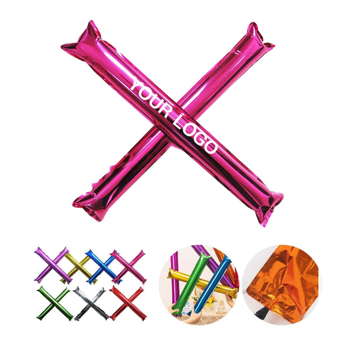 Durable Aluminum Foil Thunder Sticks for Celebrations 8