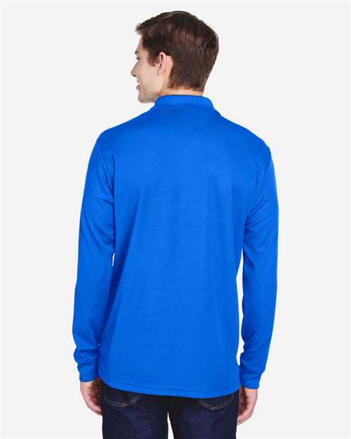 Men's Pinnacle Performance Long Sleeve Piqué Polo with Pocket - 88192P 4
