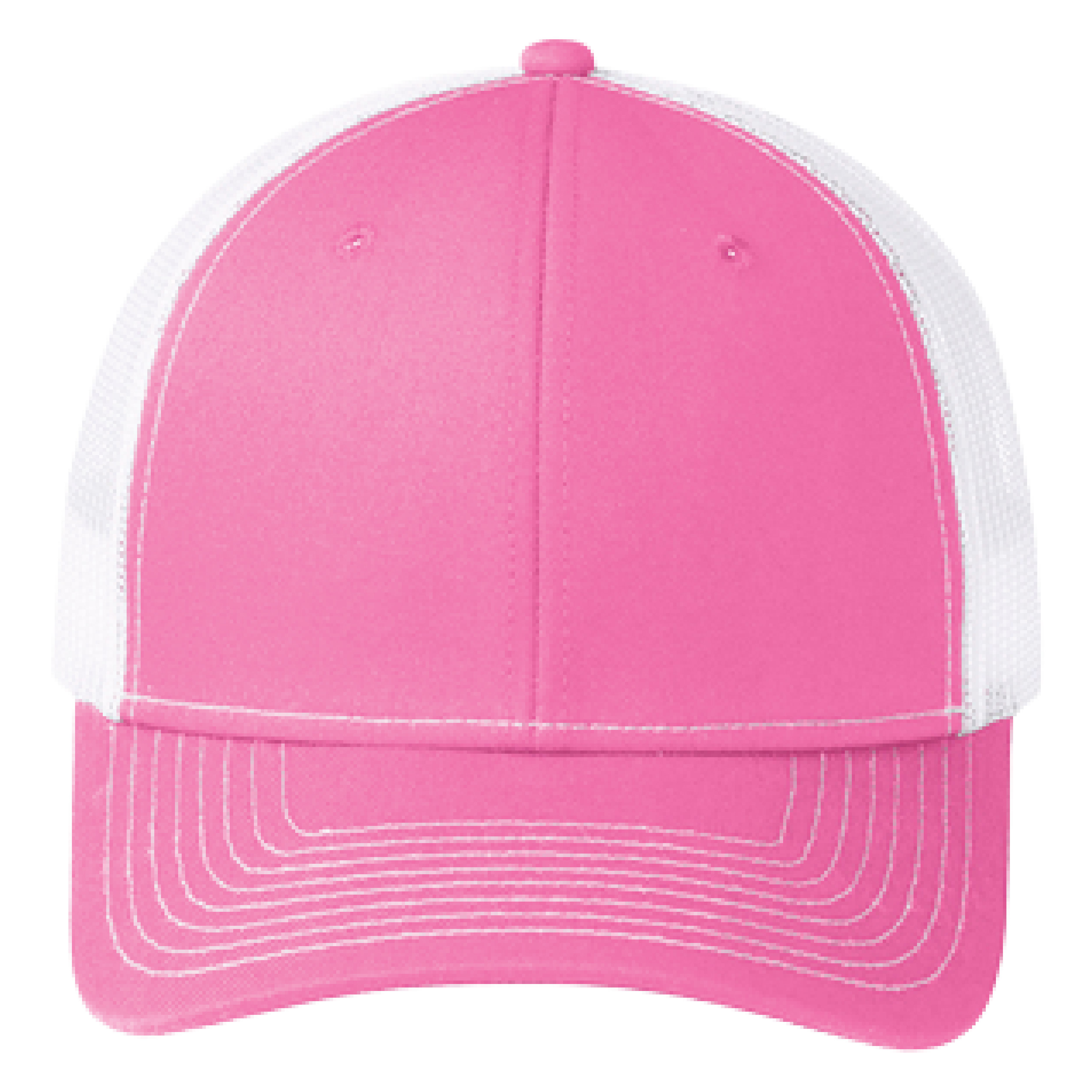 Port Authority C402 6-Panel Snapback Trucker Hat w/Leatherette Adhesive Patches or Embroidery 131