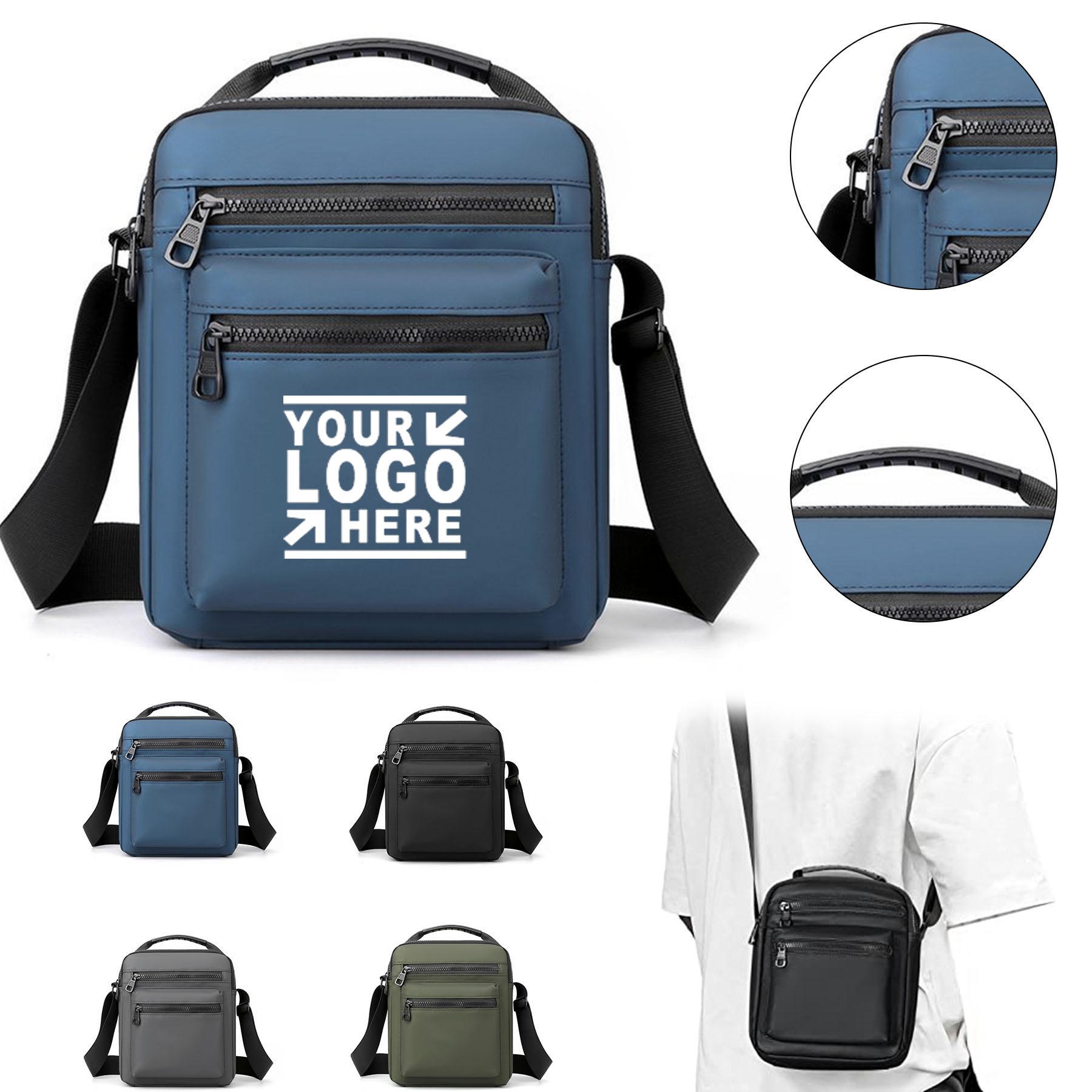 Men' s Shoulder Crossbody Bag
