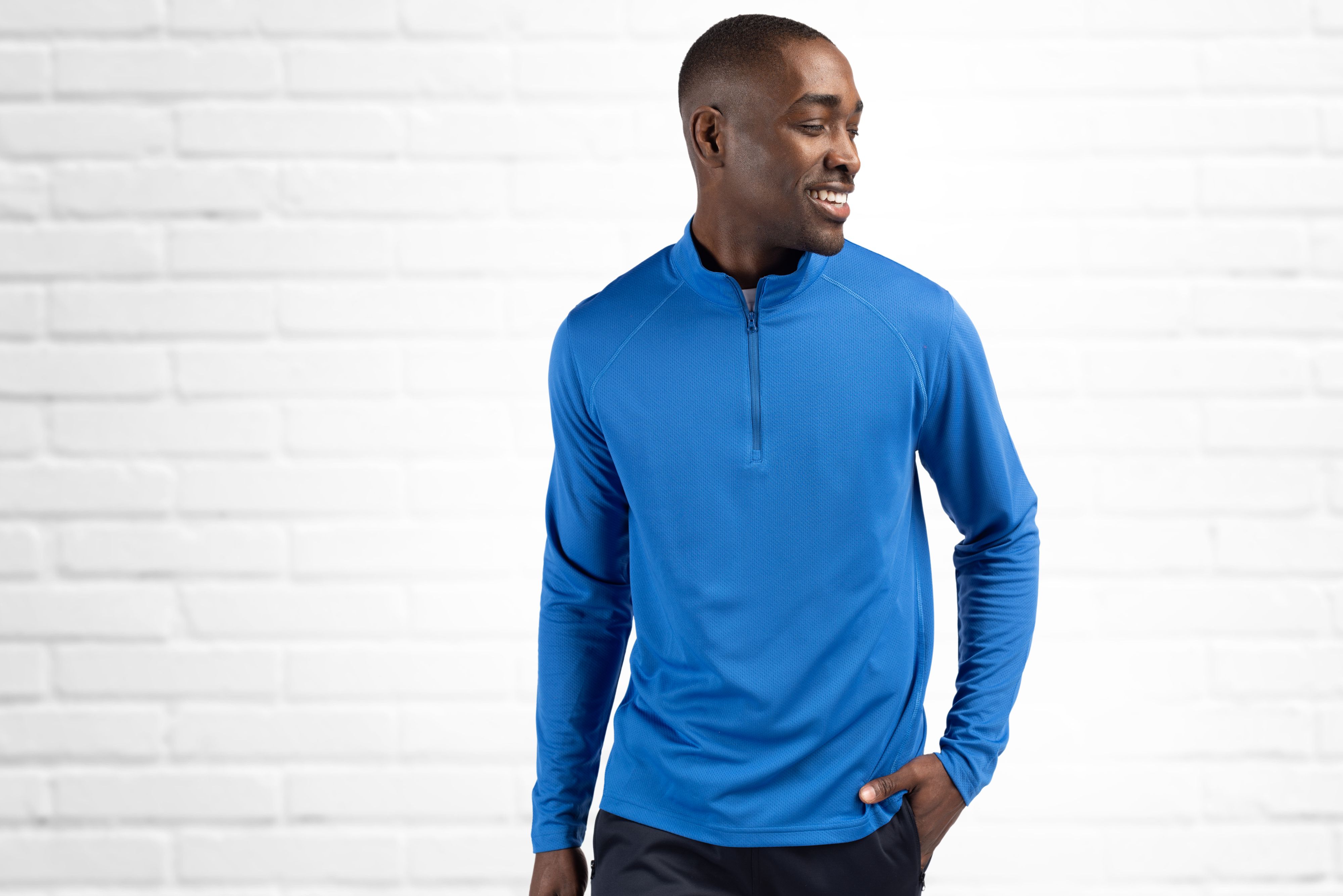 Clique Ice Pique Tech Mens Half Zip 17