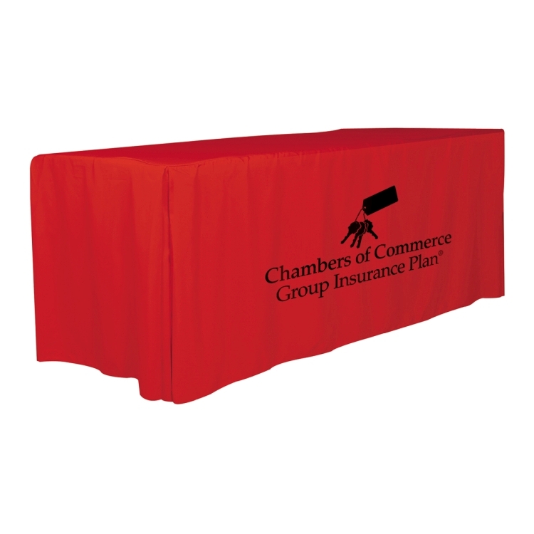 "Omaha OS Eight" 4-Sided Fitted Style Table Covers All Over Full Color Dye Sublimation Imprint - Fit 11