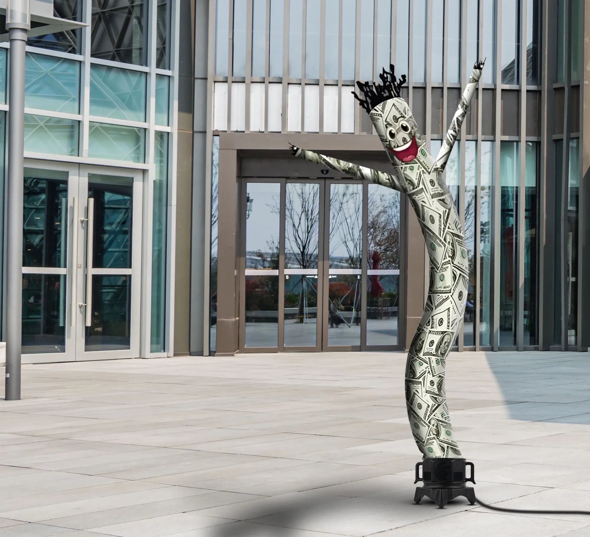 Billionaire Inflatable Tube Man Character with Blower 6