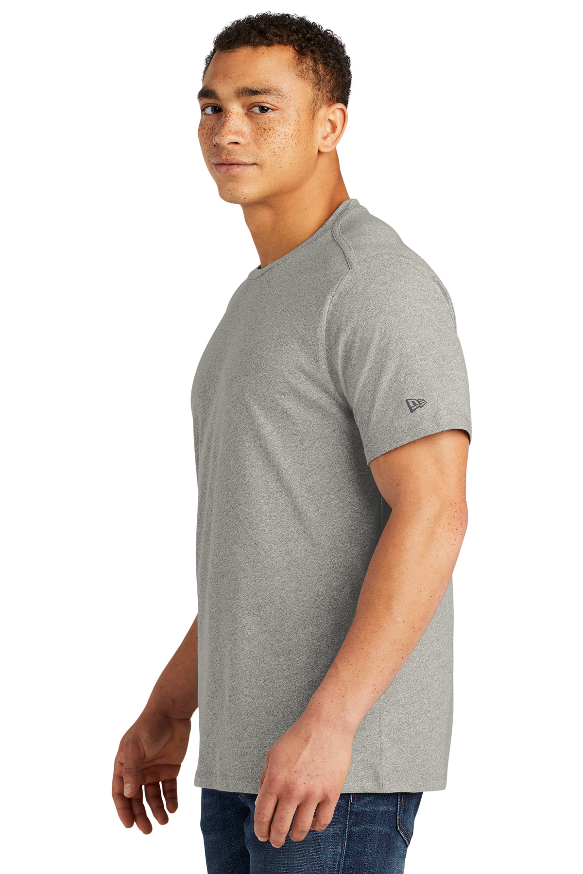 New Era Heritage Blend Crew Tee. NEA100 111