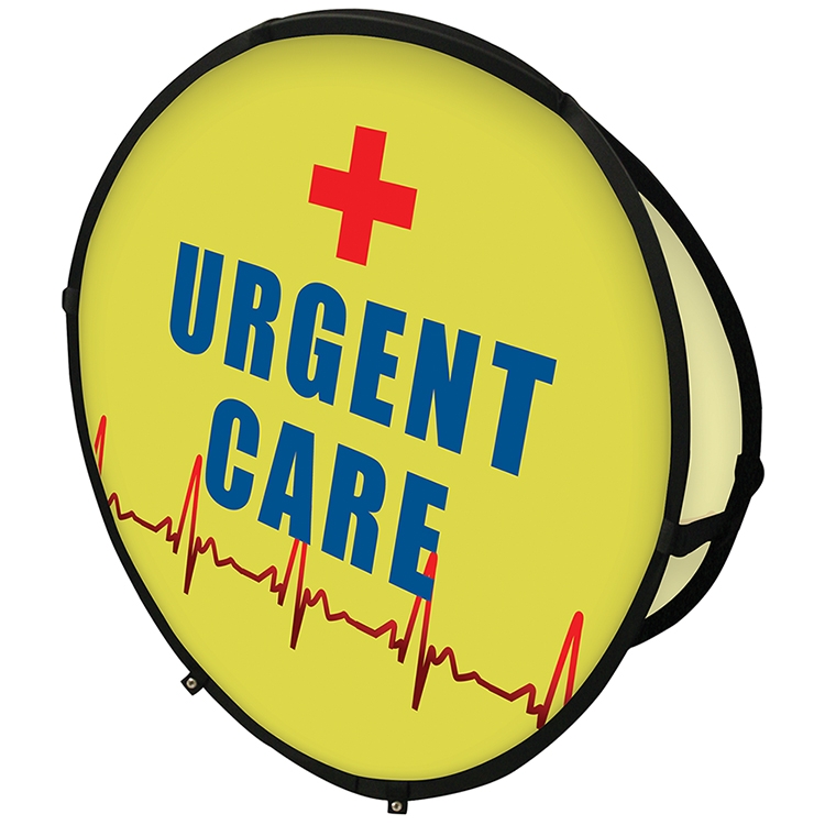 59" Circle Pop-Up Banner 5