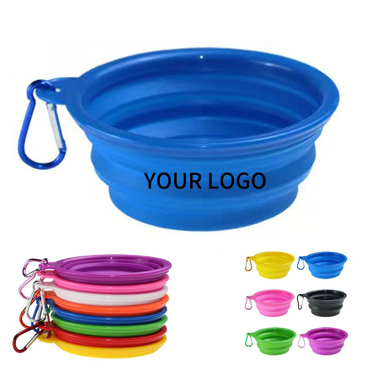 TPE Adjustable Height Pet Travel Bowl 4