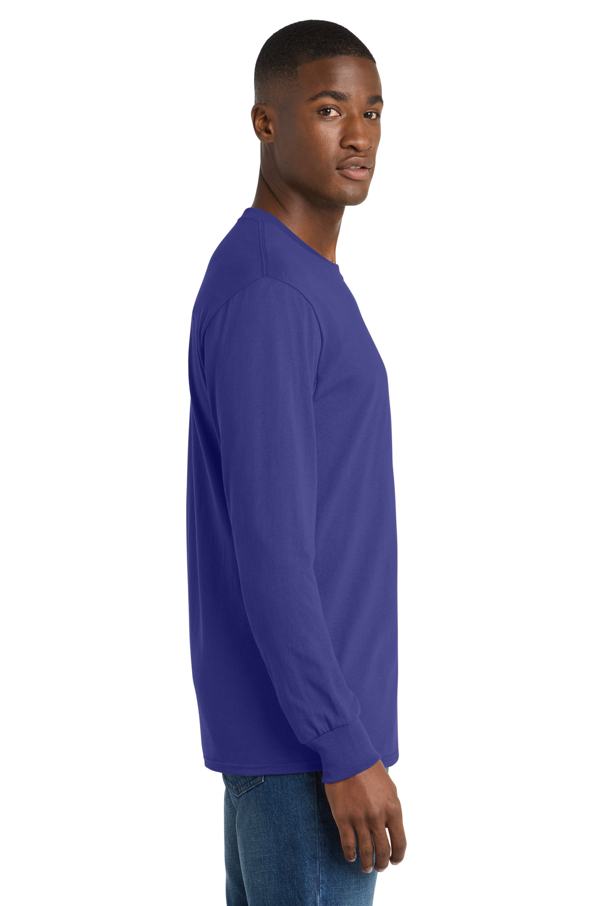 Port & Co Long Sleeve Core Cotton Tee. PC54LS 167