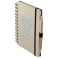 FSC® Mix 5" x 7" Wheat Straw Notebook with Pen 25