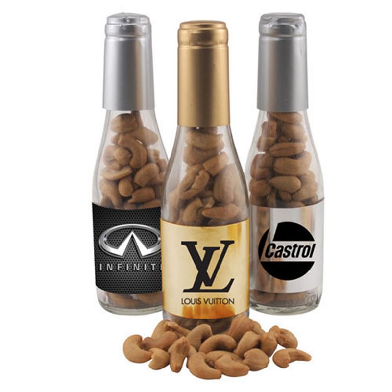 Champagne Bottle with Cashews 1