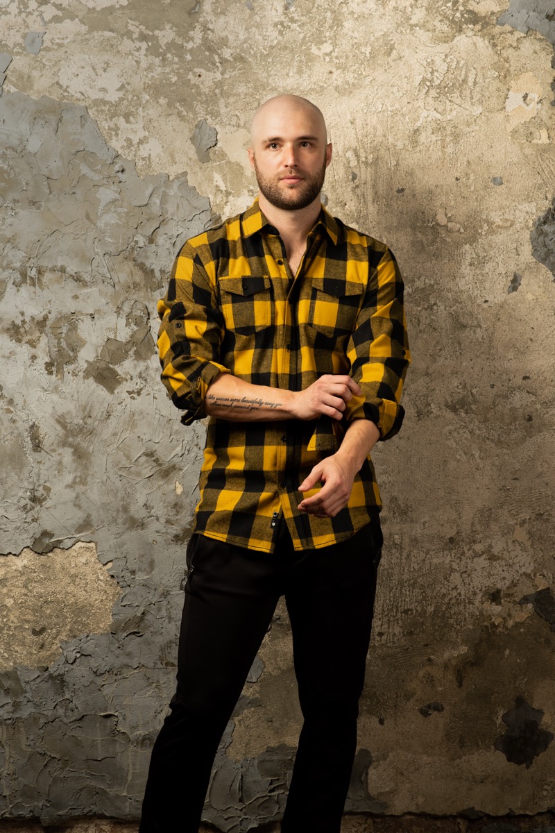 Burnside Men's Plaid Flannel Shirt 3