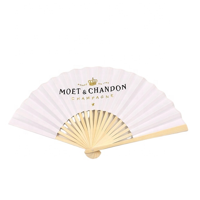 Fancy Bamboo Hand Fan - Full Color 3