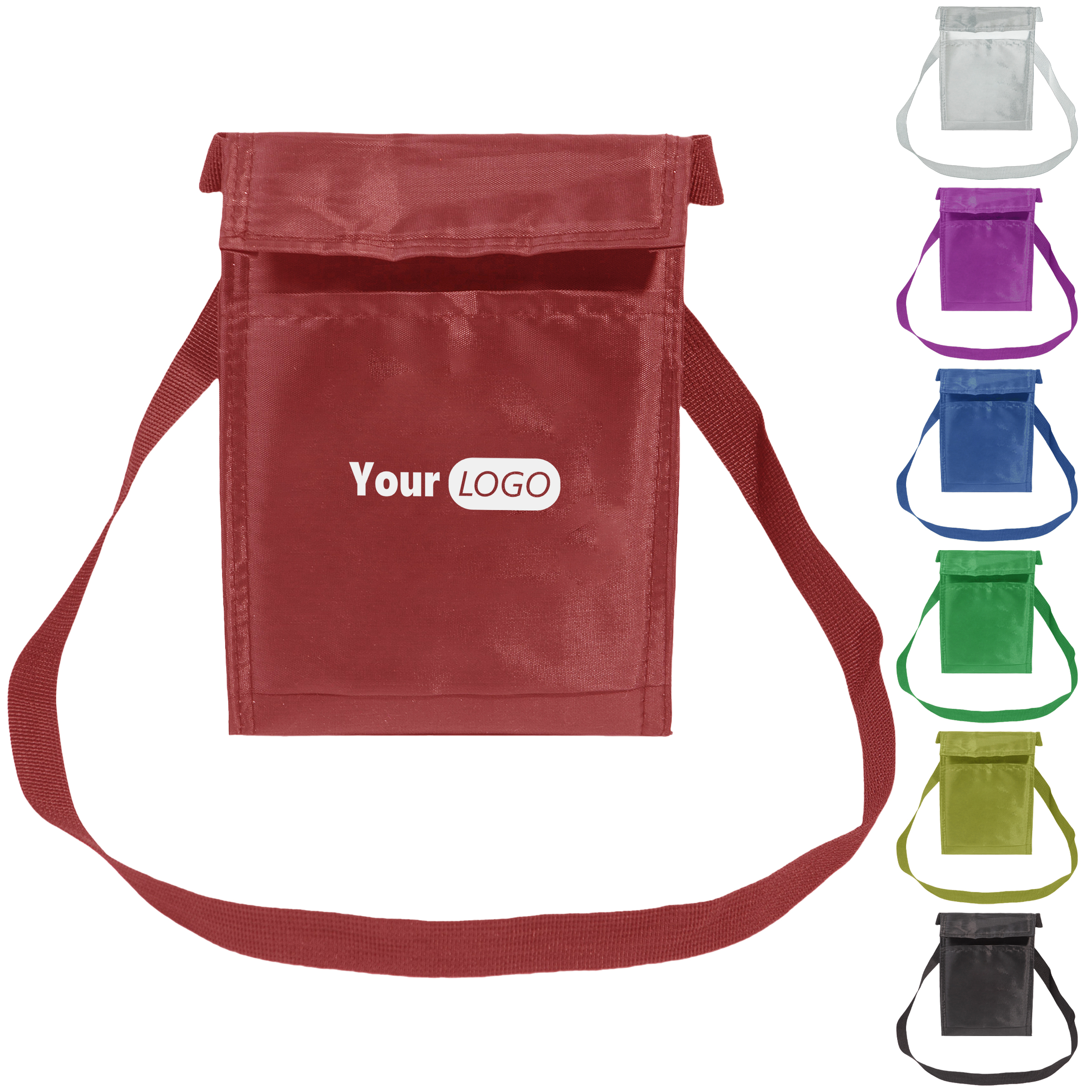 Polyester Portable Messenger Bag With Custom Logo 2