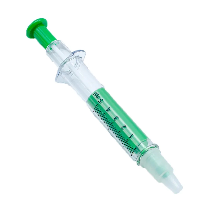 Double-Ended Syringe Fluorescent Stick Ballpoint Pen 2