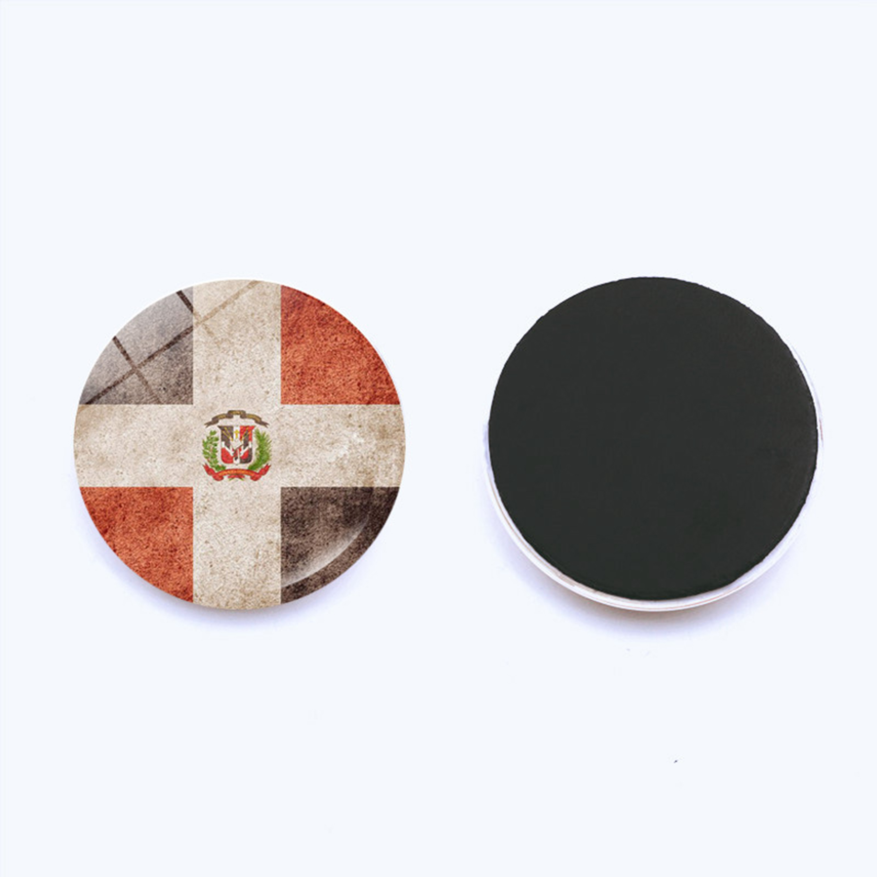 Magnetic Properties of Glass Flag Refrigerator Sticker 3