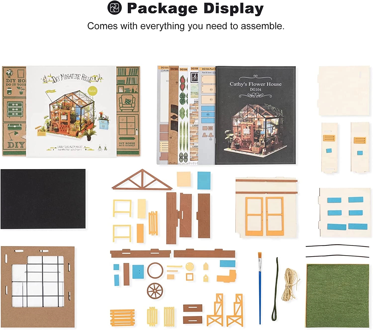 Diy Miniature Dollhouse Kits 4
