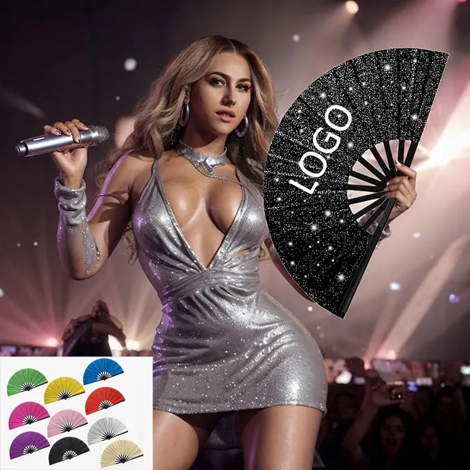 Custom Dance Hand Fan - Foldable Bulk for Line Dancing & Events 9