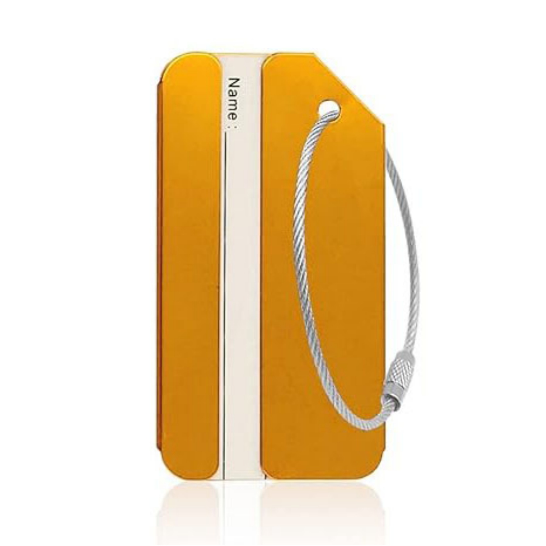 Aluminum Luggage Tag 2