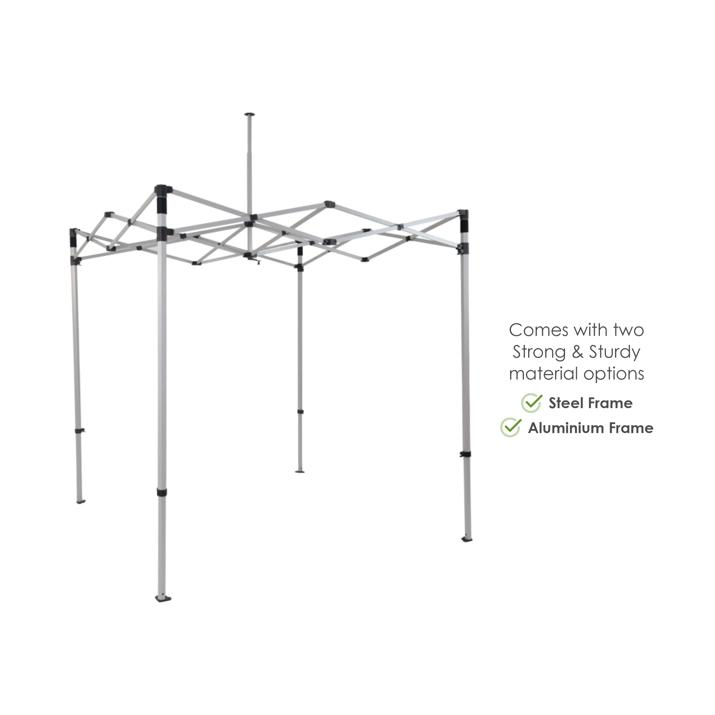 10'x10' Tent Canopy w frame and two half and one full wall 12