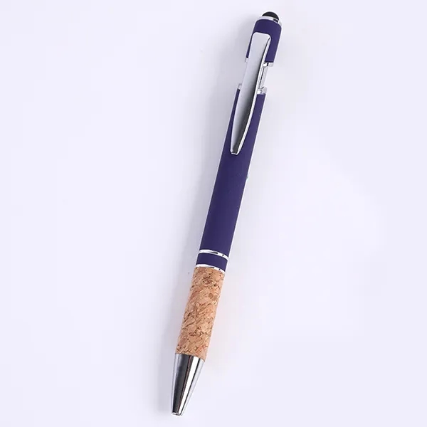 Metal Soft Touch Stylus Pen With Cork Grip 15