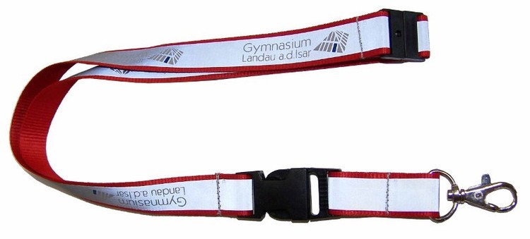 3/8" Dual Color Neck Lanyard 1