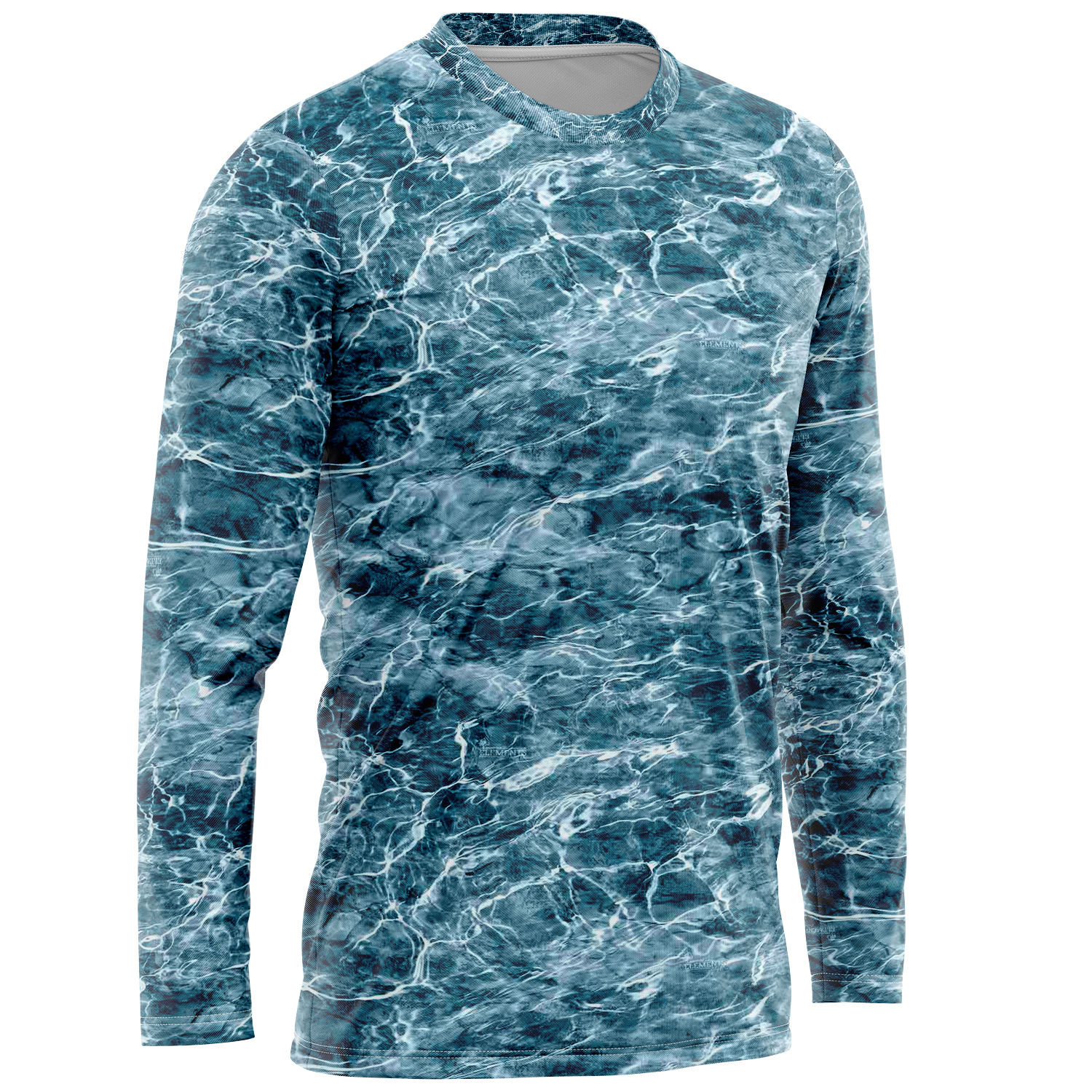 Mossy Oak® Men's 4.4 oz. Polyester Interlock Raglan Long Sleeve T-Shirt, UPF 50+ 1