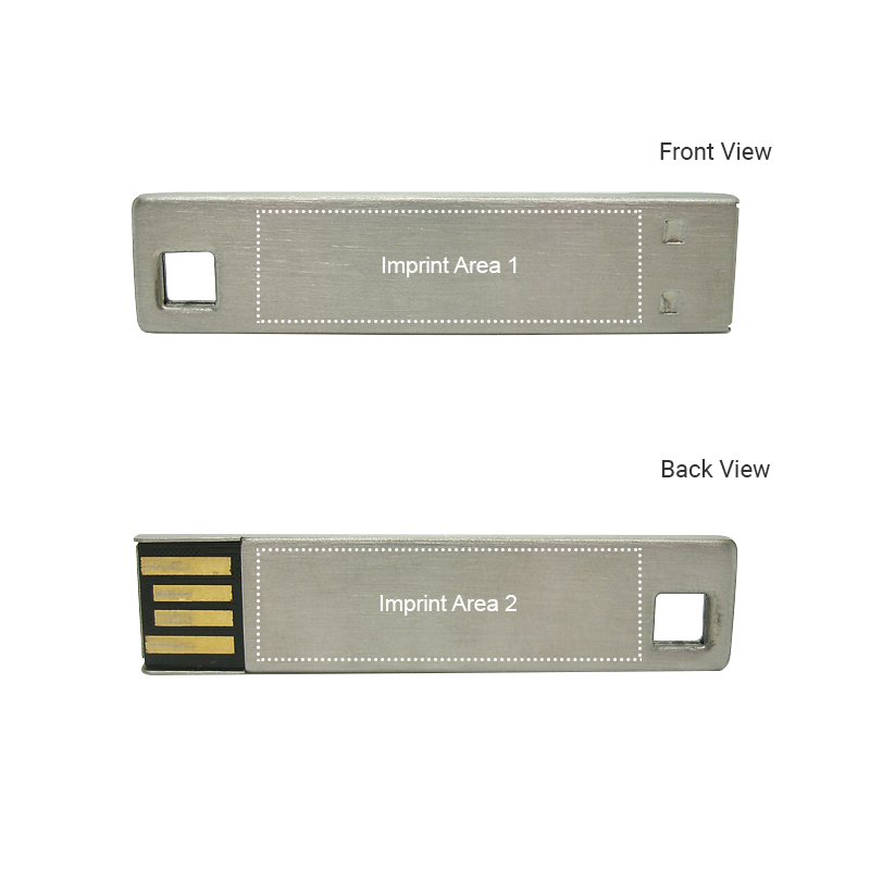Classic Metal Stick USB Flash Drive 2