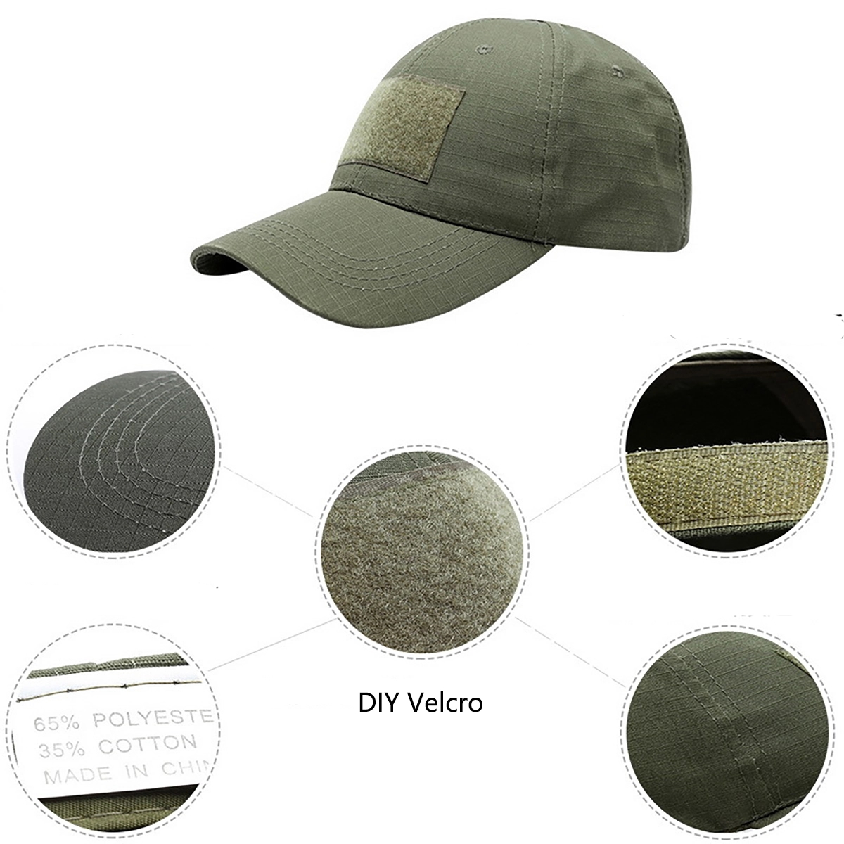 Military Tactical Patch Hat 7