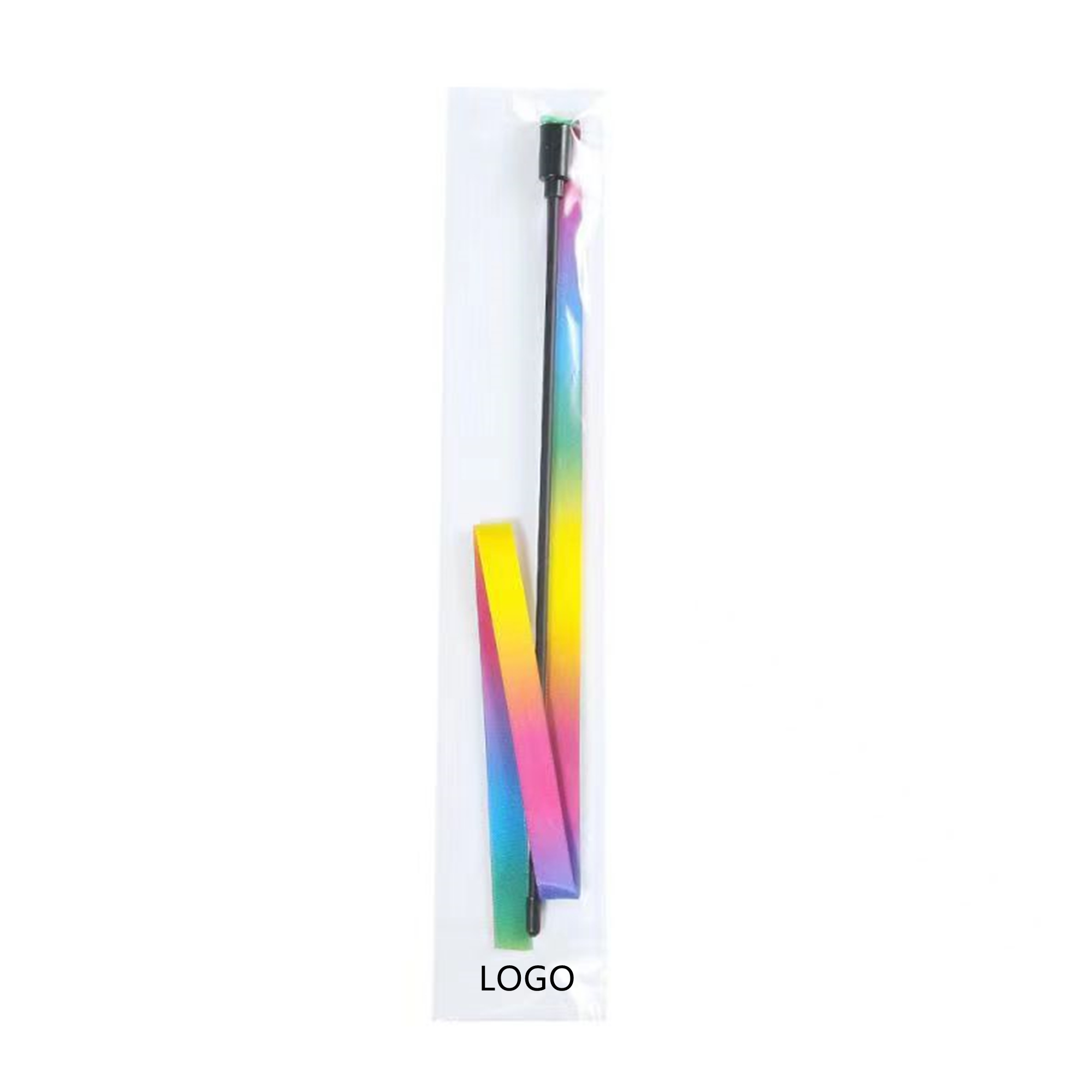 Interactive Rainbow Wand Cat Toys 2