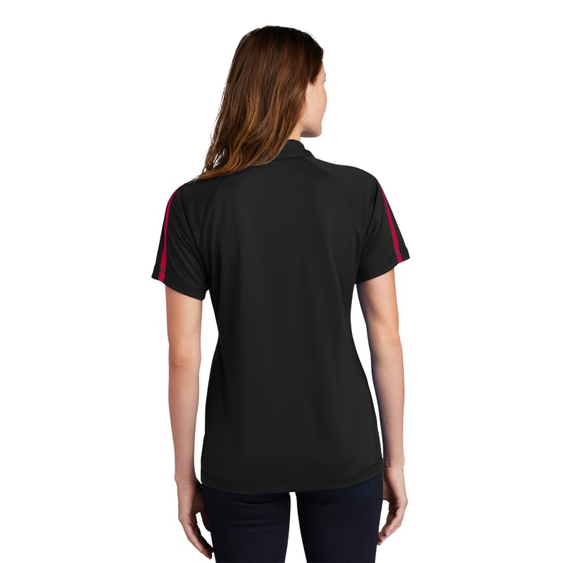 Sport-Tek Women's PosiCharge Micro-Mesh Colorblock Polo. 12