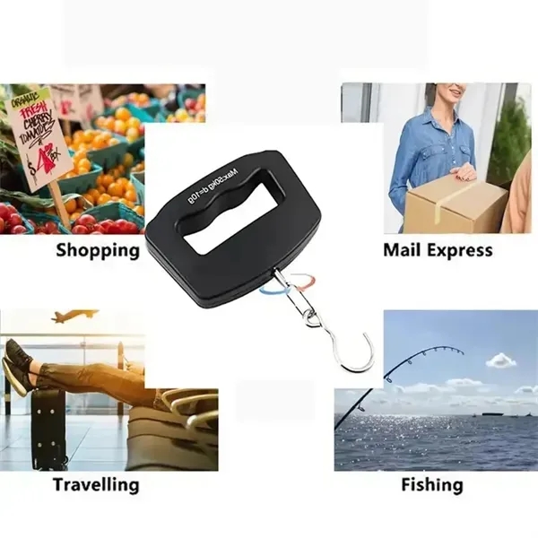 110lb /50kg Portable Digital Scale with Hook 4