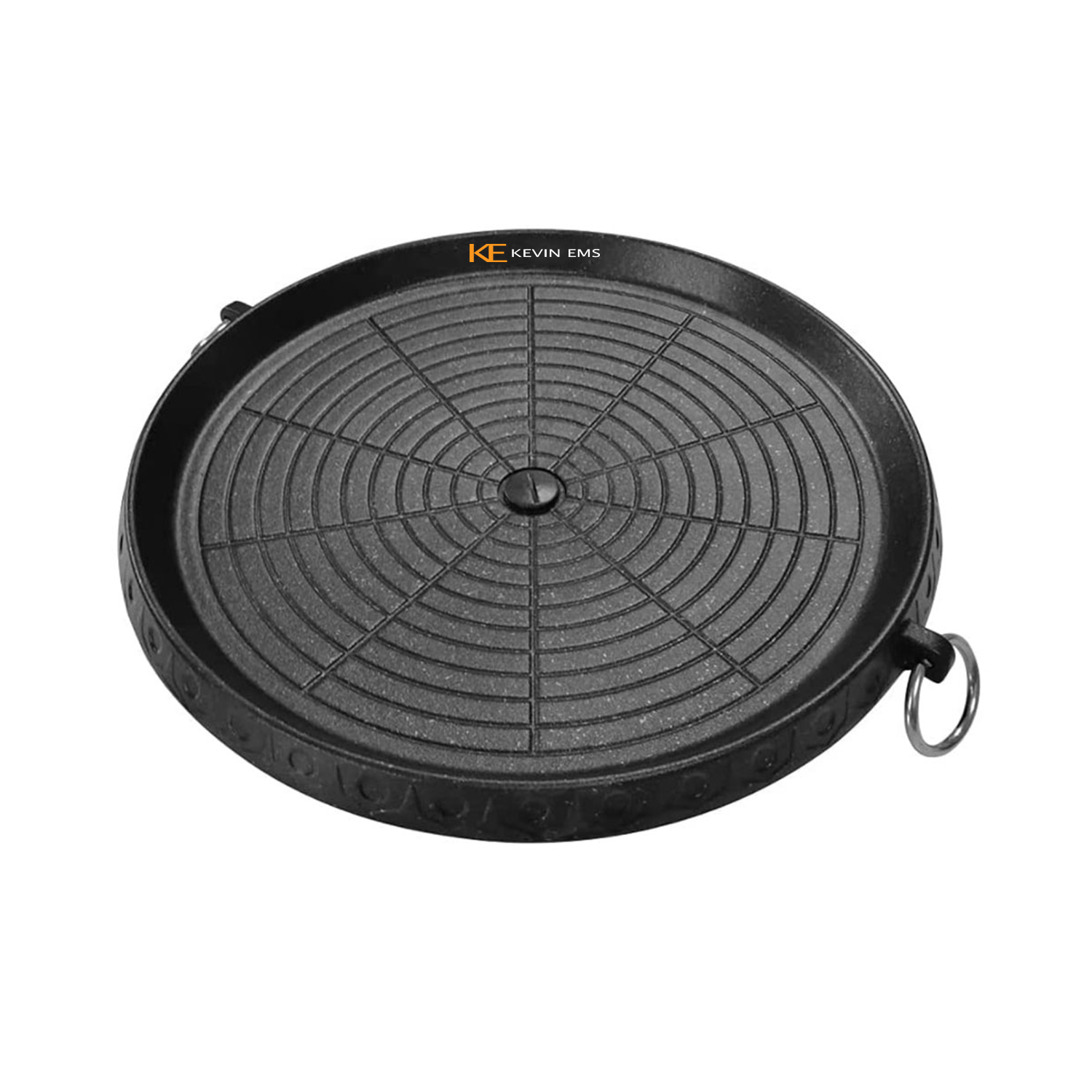Outdoor Non Stick Round Barbecue Board 1