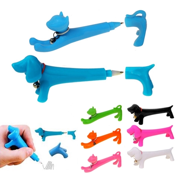 Plastic Pet Ballpoint Pen Dog & Cat 2
