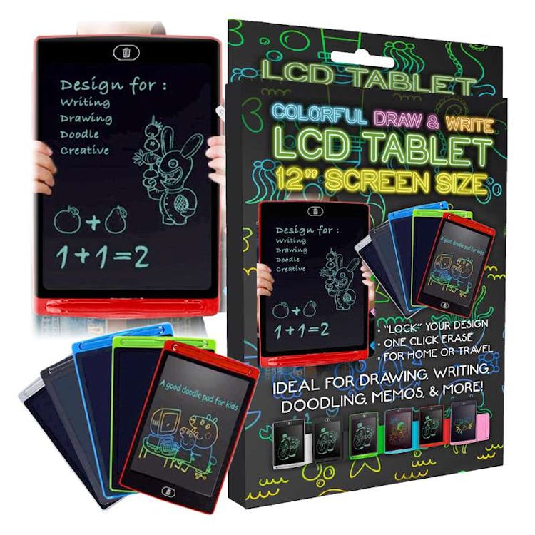 LCD Writing Tablets Assorted12" 2