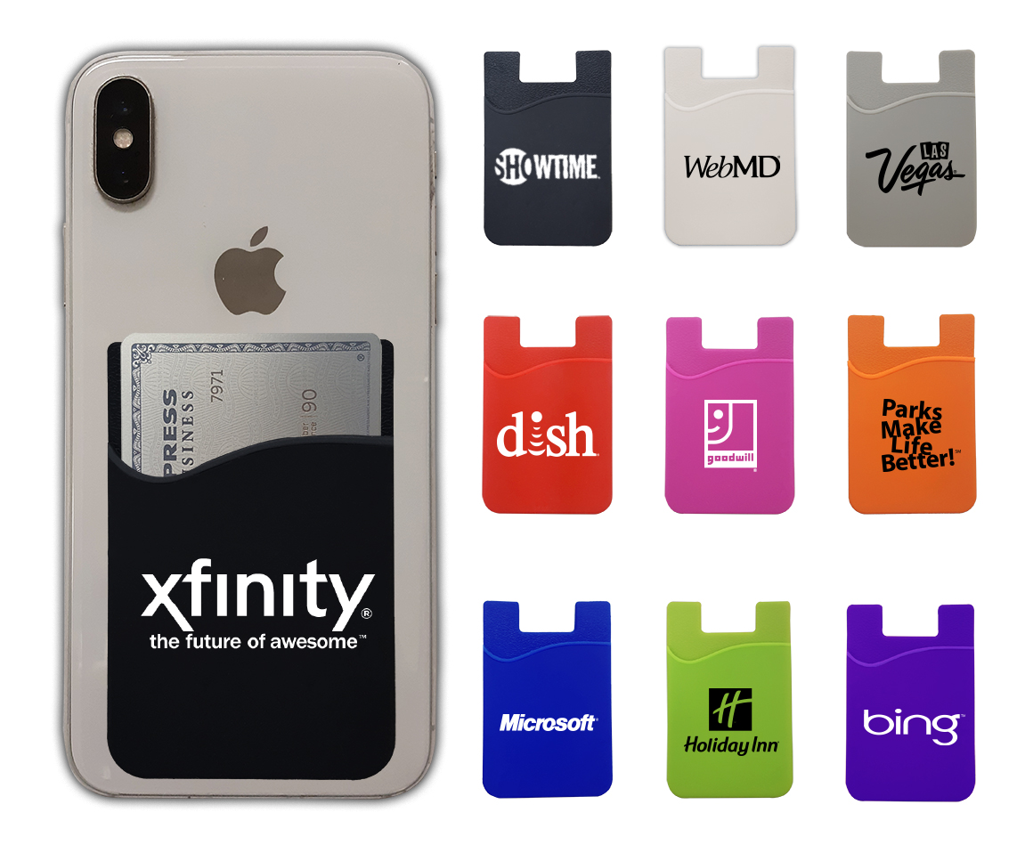 Phone Wallet - Soft Silicone Cell Phone Card Holder 8
