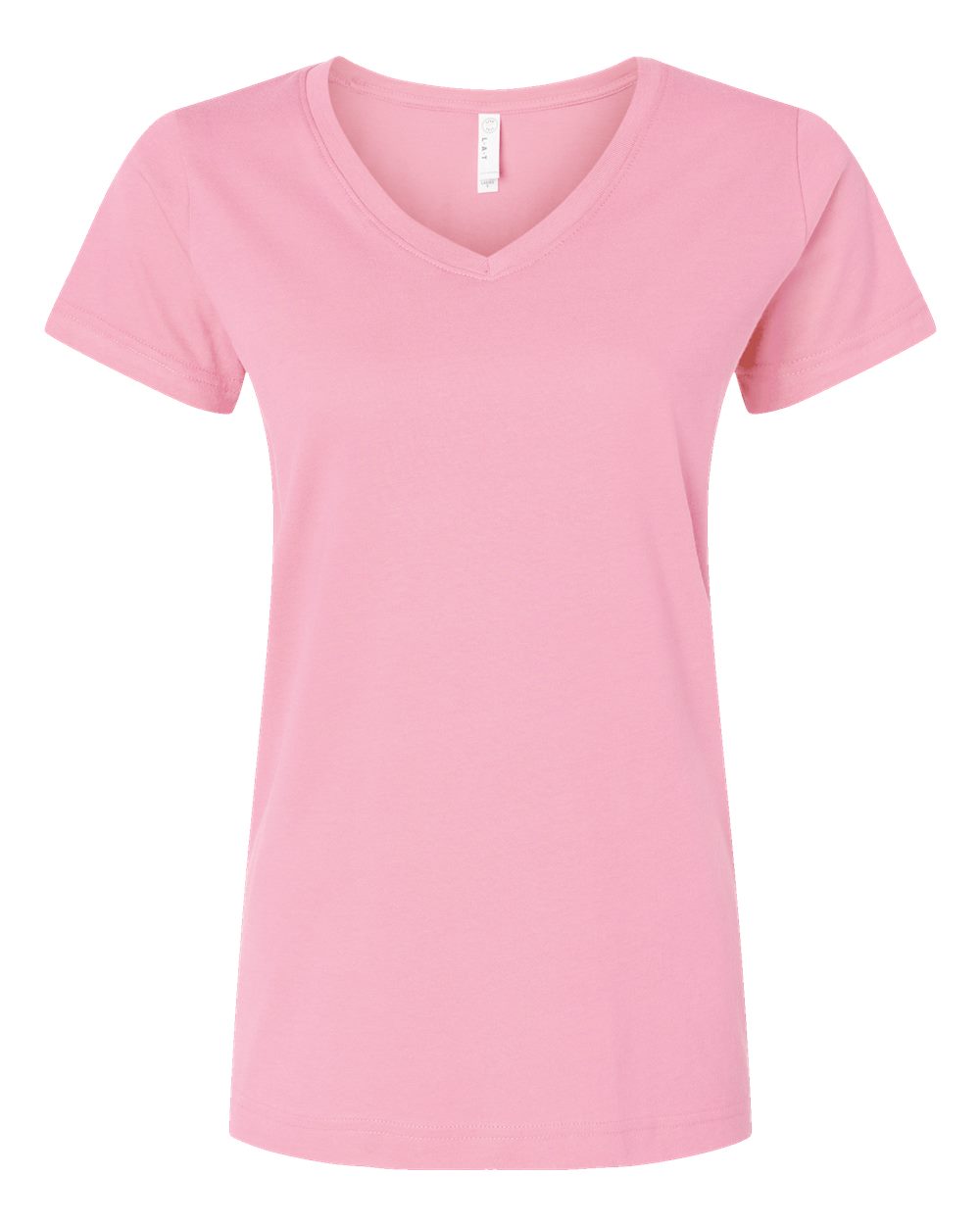 Women's Fine Jersey V-Neck Tee - 3507 69