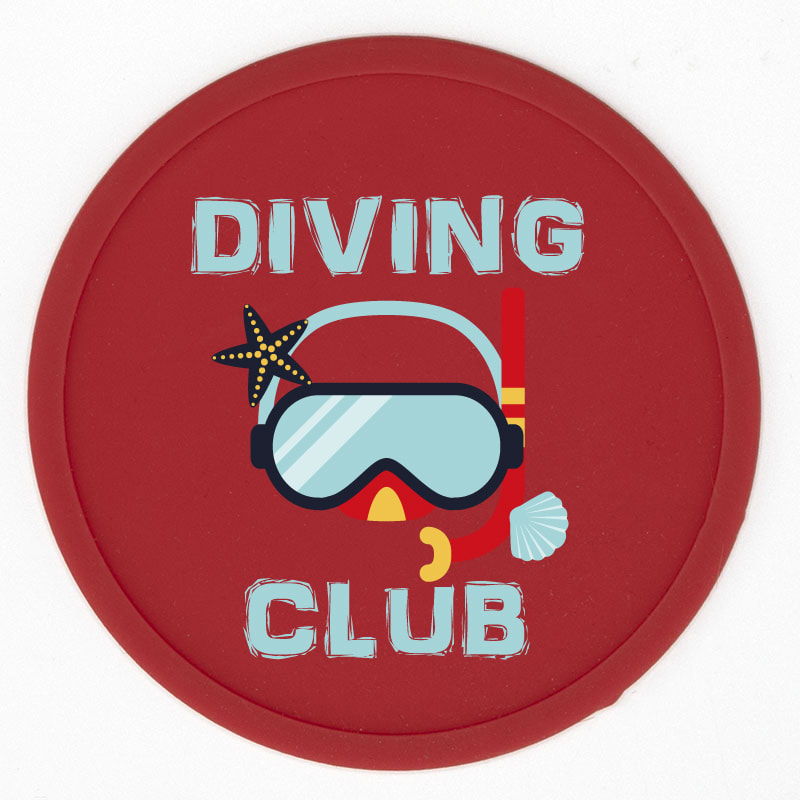 4 Inch Custom Silicone Drink Coasters 30
