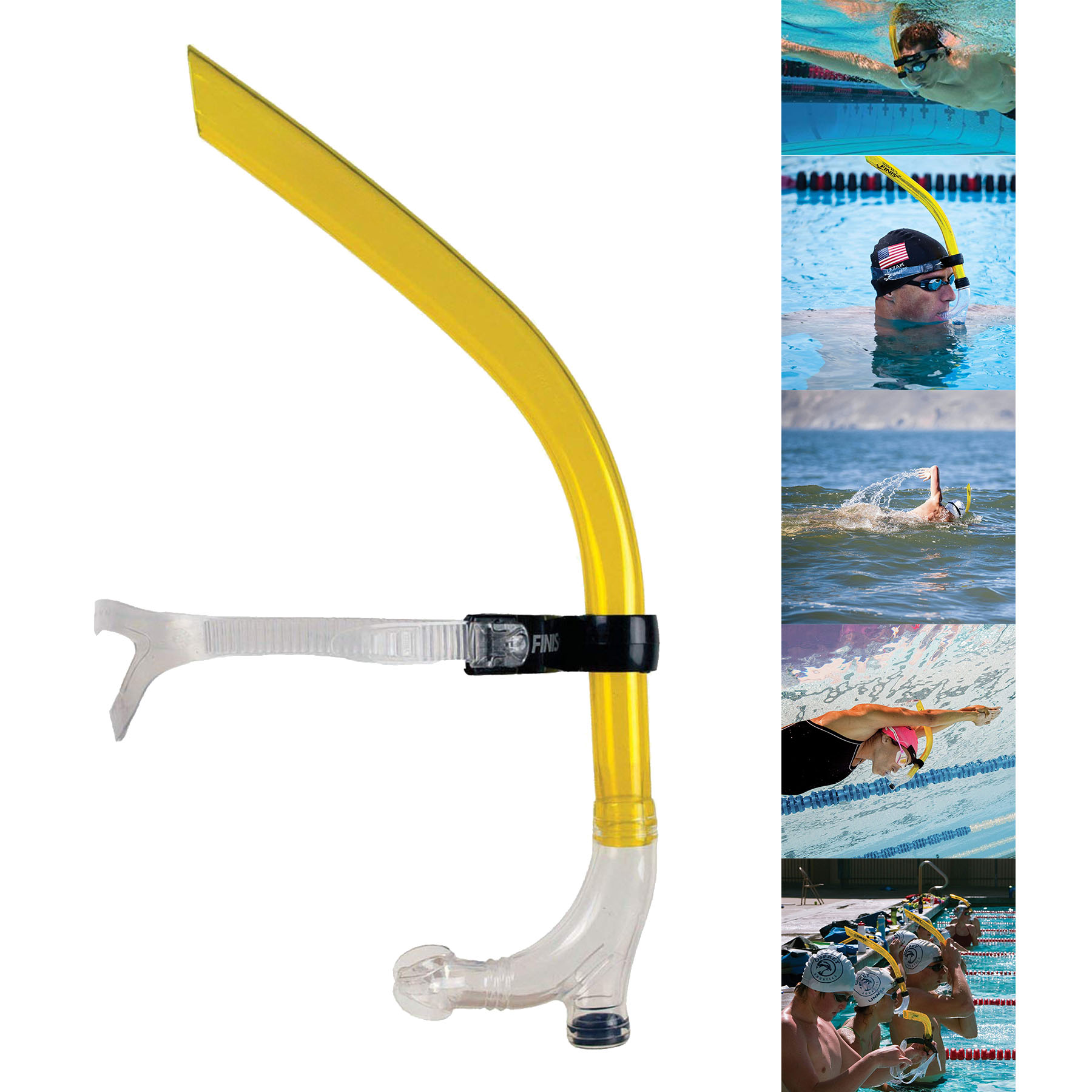 Original Center-Mount Swimmer's Snorkel 2