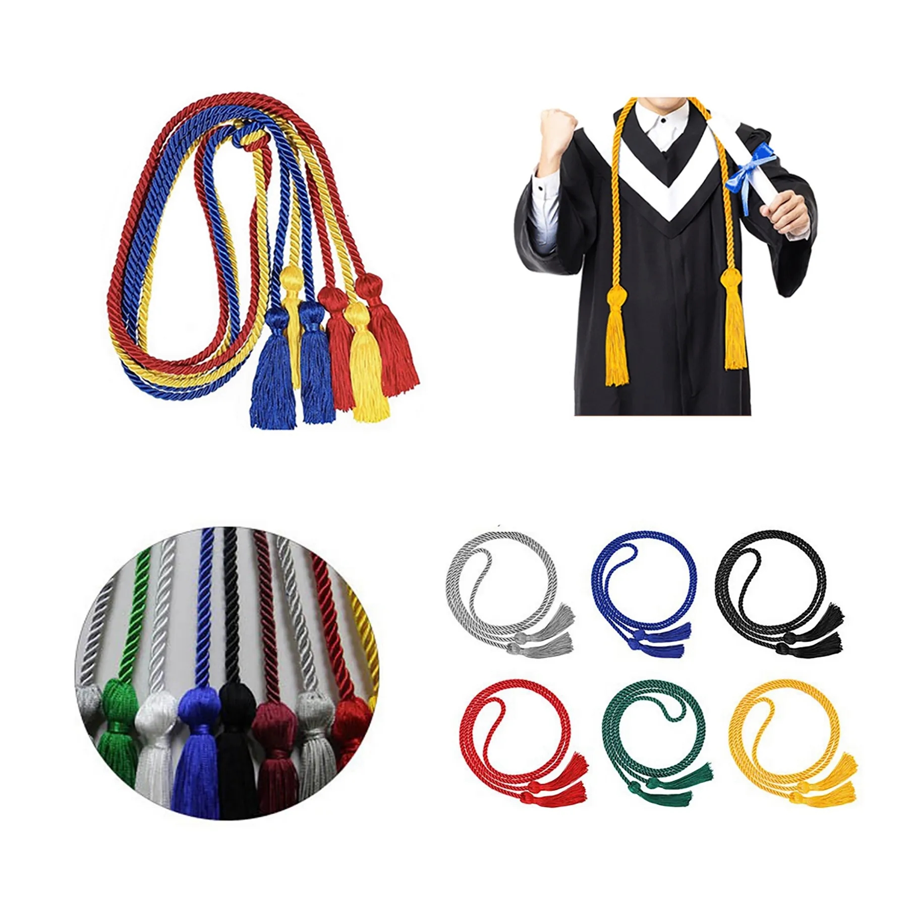 Graduation Honor Cords Moq 50pcs 4