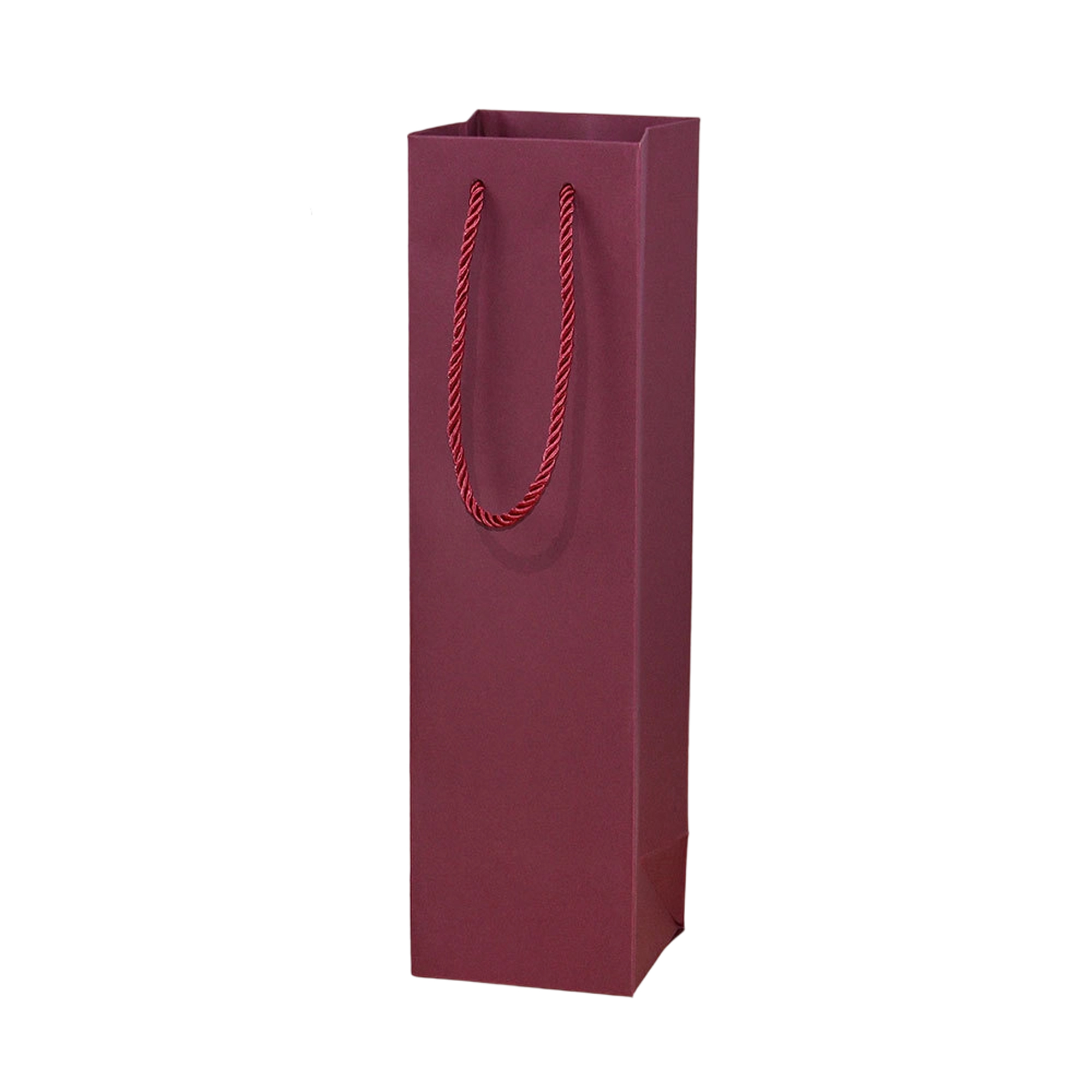 Paper Single Wine Bottle Tote Bag With Twisted Handle 3
