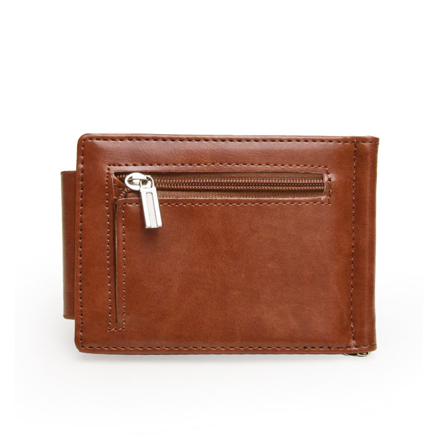 PU Leather Money Clip Card Holder Wallet 7