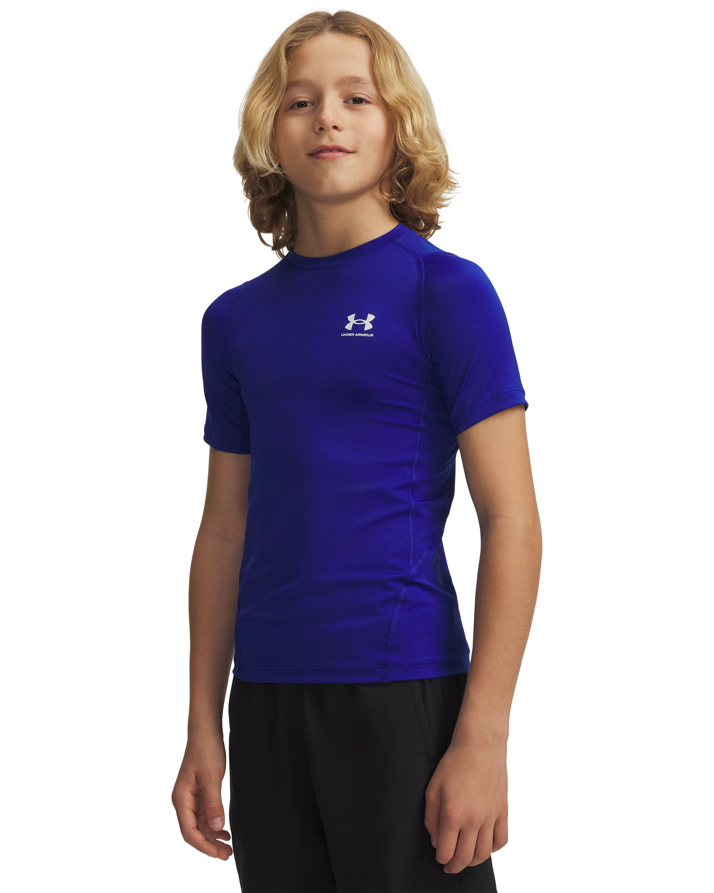 HeatGear Armour Boys' Short Sleeve 4