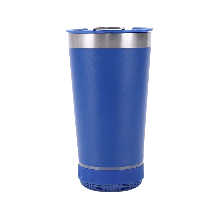 ArticFire 16oz Stainless Steel Tumbler with Wireless Bluetooth Speaker Base & Bottle Opener Cap 9