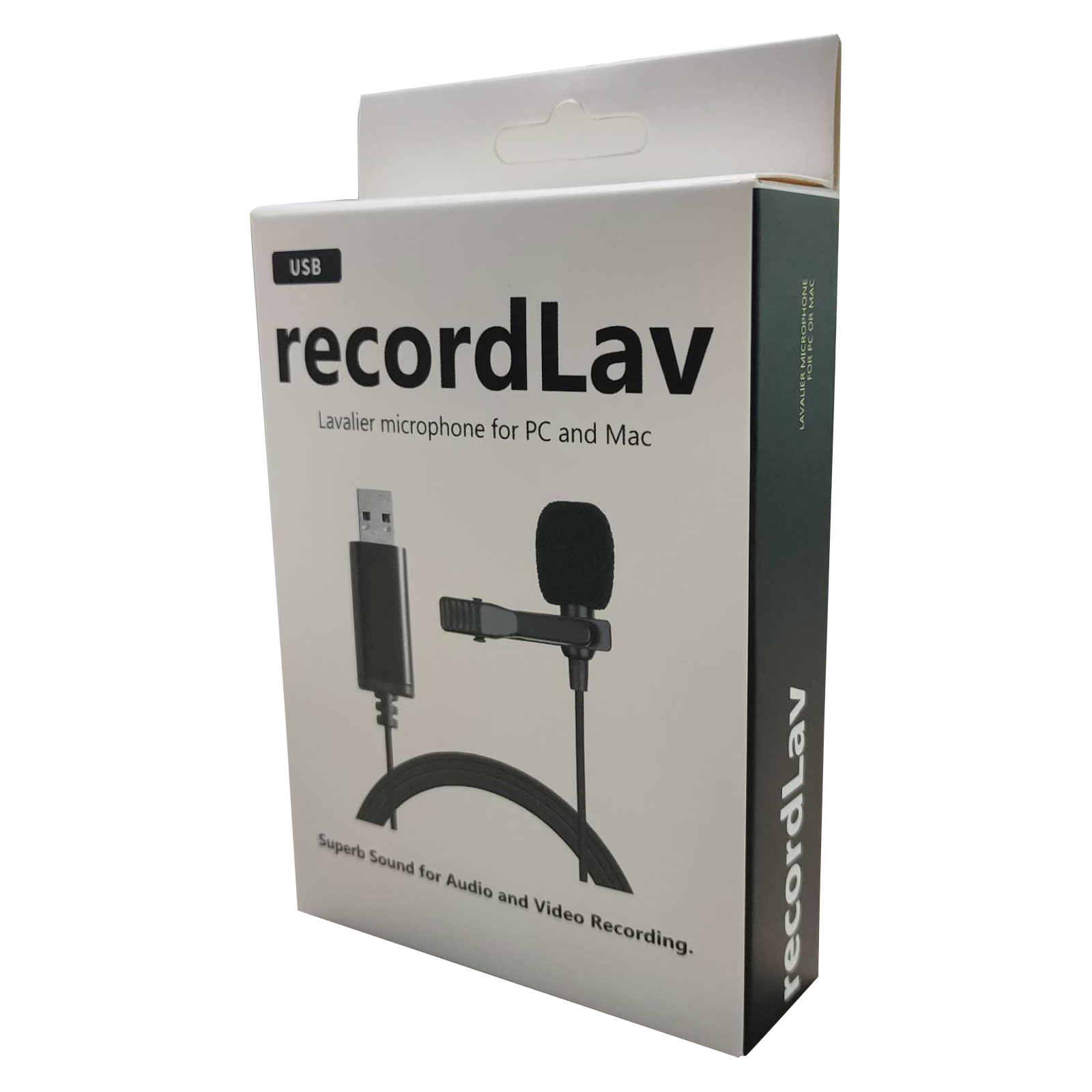 Metal USB Lapel Microphone Clips On Perfect For Video Conference 7