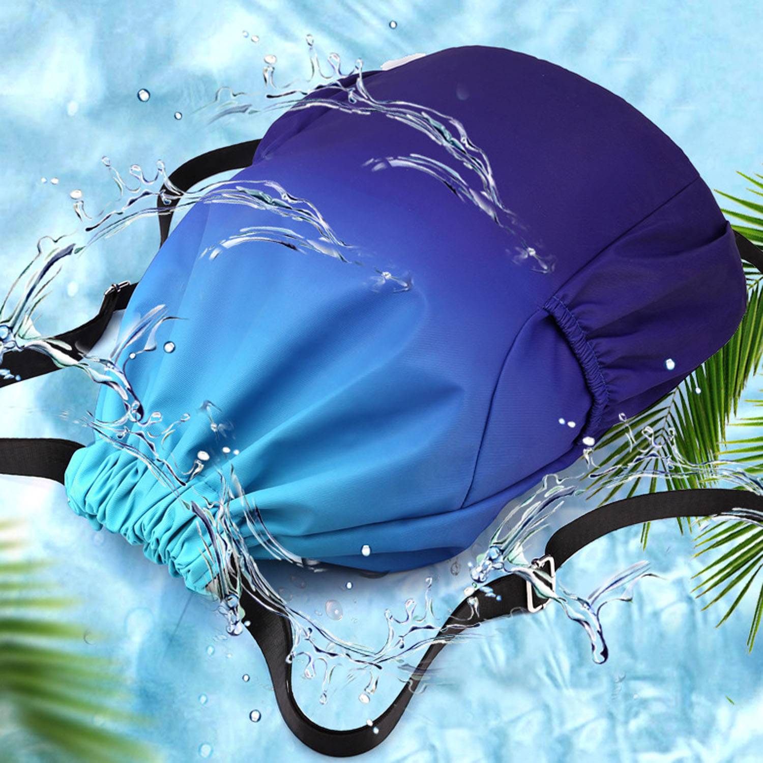 Nylon Waterproof Drawstring Backpack 8