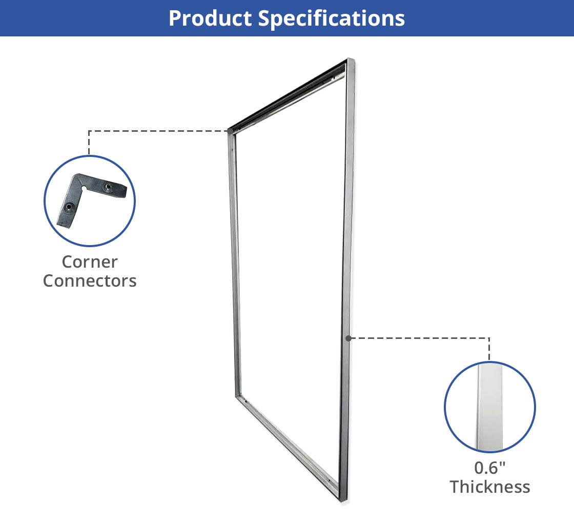 SEG Fabric Frames Package (2ft x 4ft) 4