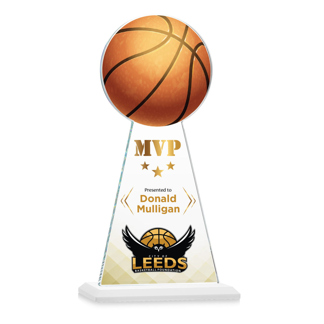 Edenwood Basketball VividPrint™ Award - White 16